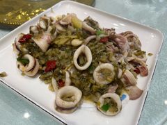 酸菜炒鱿鱼-温岭人家(红花北路店)