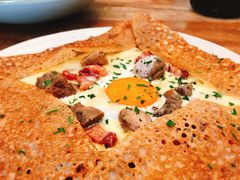 鸡蛋蘑菇熏肉荞麦可丽饼-RAC BAR(安福路店)