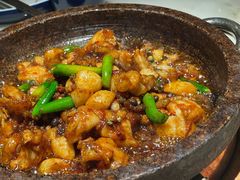 酱爆石锅牛蛙-绿茶餐厅(二七万达店)