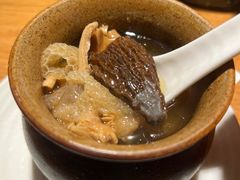 羊肚菌竹荪野菌汤-庆春朴门