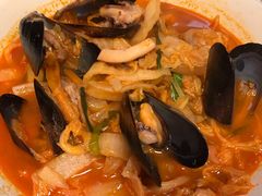 海鲜辣汤面-香港饭店0410(明洞店)