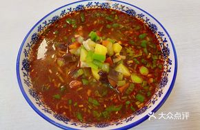 Sheep Blood Vegetable Sauce Heliang Noodles