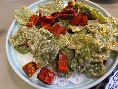 炸桑叶-何炜小炒