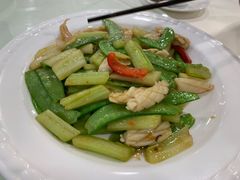 马拉盏香芹爆鲜鱿-海宝酒家(中山四路店)