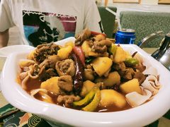 新疆大盘鸡-新疆红柳花餐厅(新洲店)