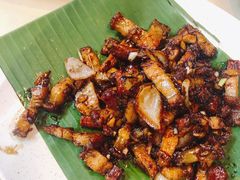 炒烧肉-大树下海鲜饭店