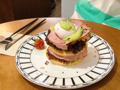 布拉格火腿芝士水波蛋松饼-AFS Cafe & Canteen(闽江二路店)
