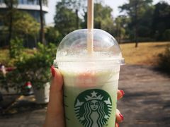 圣诞雪树抹茶拿铁-星巴克(深圳香港大学深圳医院店)