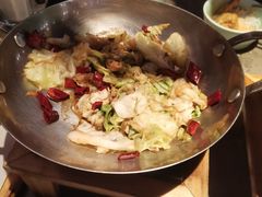 干锅圆白菜-绿茶餐厅(崇文门新世界店)