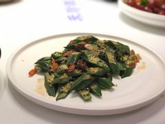 瑶柱炝秋葵-禾珍珠家常小馆(河南博物院店)
