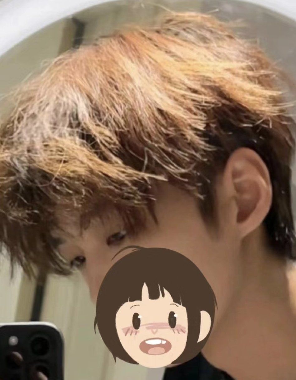 一定要尝试的发色太好看了~男生这个发色真的绝了~超级显白蜜茶棕色