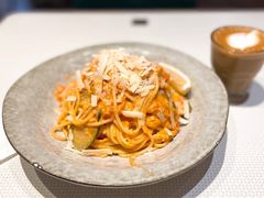 意式细面配烟熏三文鱼节瓜-BAKER&SPICE(安福路店)