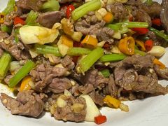 茶油炒牛肉-小农民.地道衡阳小炒(高铁东站店)