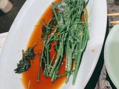 炝拌丝瓜尖-北平盛世·新京菜·北京烤鸭(劲松·双井店)