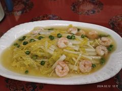 鲜虾扒白菜-玉华台饭庄(裕中西里小区店)