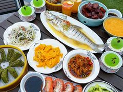 -七的湖·晚芳亭·阳澄湖农家菜·大闸蟹(莲花岛店)