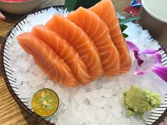 三文鱼刺身-林妈妈村·日式料理(宝山万达店)