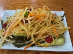 素拼凉菜-手擀菠菜面(西康路店)