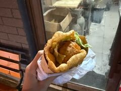 -小红车炸蛋葱油饼