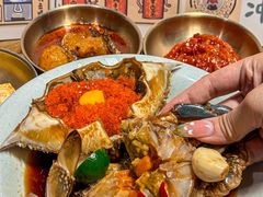 -草家酱蟹炭火烤肉店(珲春南路一店)