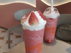 雪顶草莓甜心-CoCo都可(大润发店)