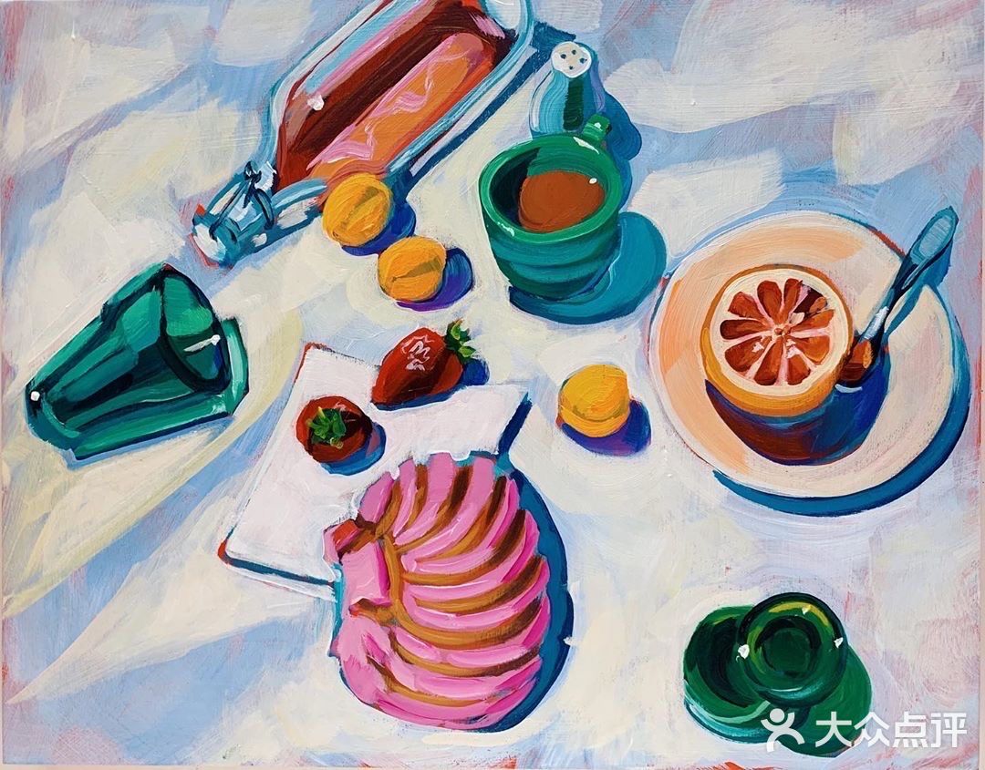 想要在静谧的午后☀️享受油画的美好～