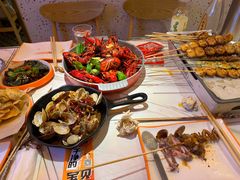 -宝记烧烤·碳锅羊肉·羊蝎子火锅·夜食社(文体路创始店)