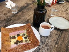 巴黎火腿鸡蛋芝士蘑菇可丽饼-RAC BAR(安福路店)