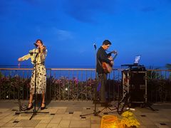 -日落吧·海景咖啡厅·餐酒吧·鸡尾酒·下午茶·乐队表演·浪漫夕阳·三亚文华东方酒店