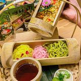 佛山首创！藏在竹筒里的刺身饭～你吃过吗⁉️