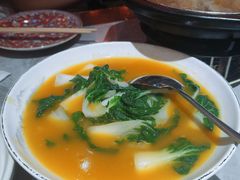 豆汤奶白菜-山四砂锅(太原钟楼街店)