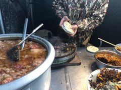 -清真马乐贝腊牛肉蛋黄菜夹馍(马蓉洒金桥店)