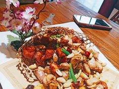 -东来菜馆•手抓海鲜家常菜•海鲜锅贴(鸽子窝店)