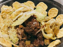 -粘豆包柴火铁锅炖