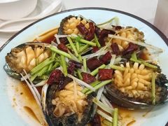 油泼鲍鱼-天伦海鲜·老味道·青岛菜(栈桥天主教堂店)