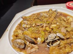 茄子炖蚬子-日丰园海肠水饺·老字号大连海鲜(和平广场店)