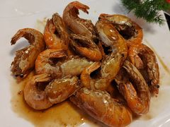 秘制干煎大虾-味可道美食坊(福基路店)
