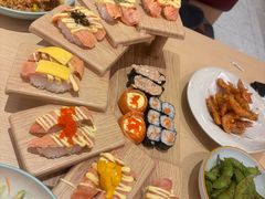 旋转天梯寿司拼盘-万岁寿司(万国店)