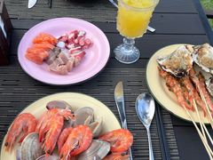 -JW万豪厨房餐厅·滨海草坪烧烤·海鲜·海景(三亚绿发山海天JW万豪酒店)