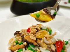 榄仁煎酿羊肚菌-东港喜来登酒店·天香阁中餐厅