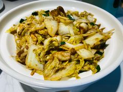 油渣炒高山娃娃菜-庆江南江南菜(太仓南洋店)