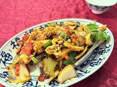 豉椒味菜炒圣子-香港祥正飯店·正宗灣仔50年海鲜老字号