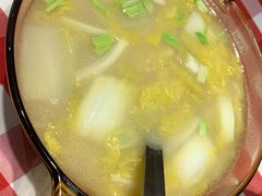 鸡汤小白菜煮榆林豆腐-西贝莜面村(上海百联西郊店)