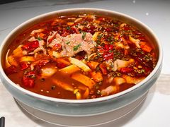 水煮肉片-付掌柜在成都·热炒砂锅集(金禾店)