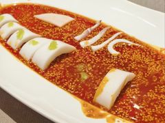 红油麻辣凉拌鱿鱼-花家怡园(四合院总店)