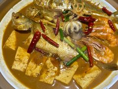 四季鲜鱼一锅出-船歌·鱼水饺青岛菜(金狮广场店)