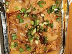 锡纸烤土豆片-義聚德·清真铜锅涮羊肉·烧烤(河东店)