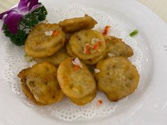 椒盐藕夹-怡园饭店-餐厅(四望亭店)