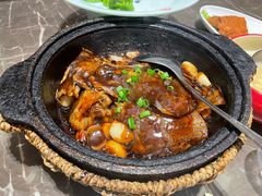 砂锅碟鱼头-双合园·海鲜水饺青岛菜(大尧三路店)
