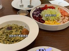 油煎带子青酱意面-Miss Q Family甜品·蛋糕·法甜咖啡